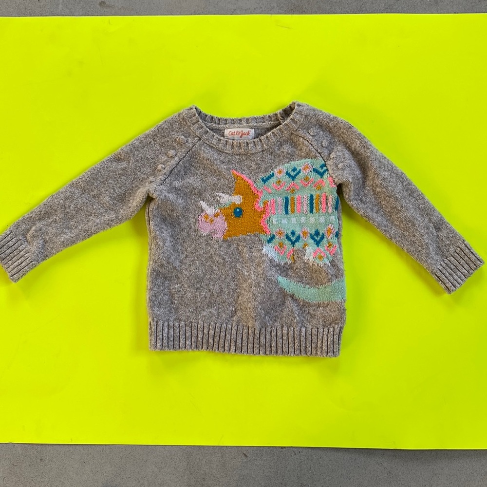 Cat & Jack, Dino sweater